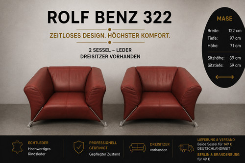Rolf benz 322 club - rolf,